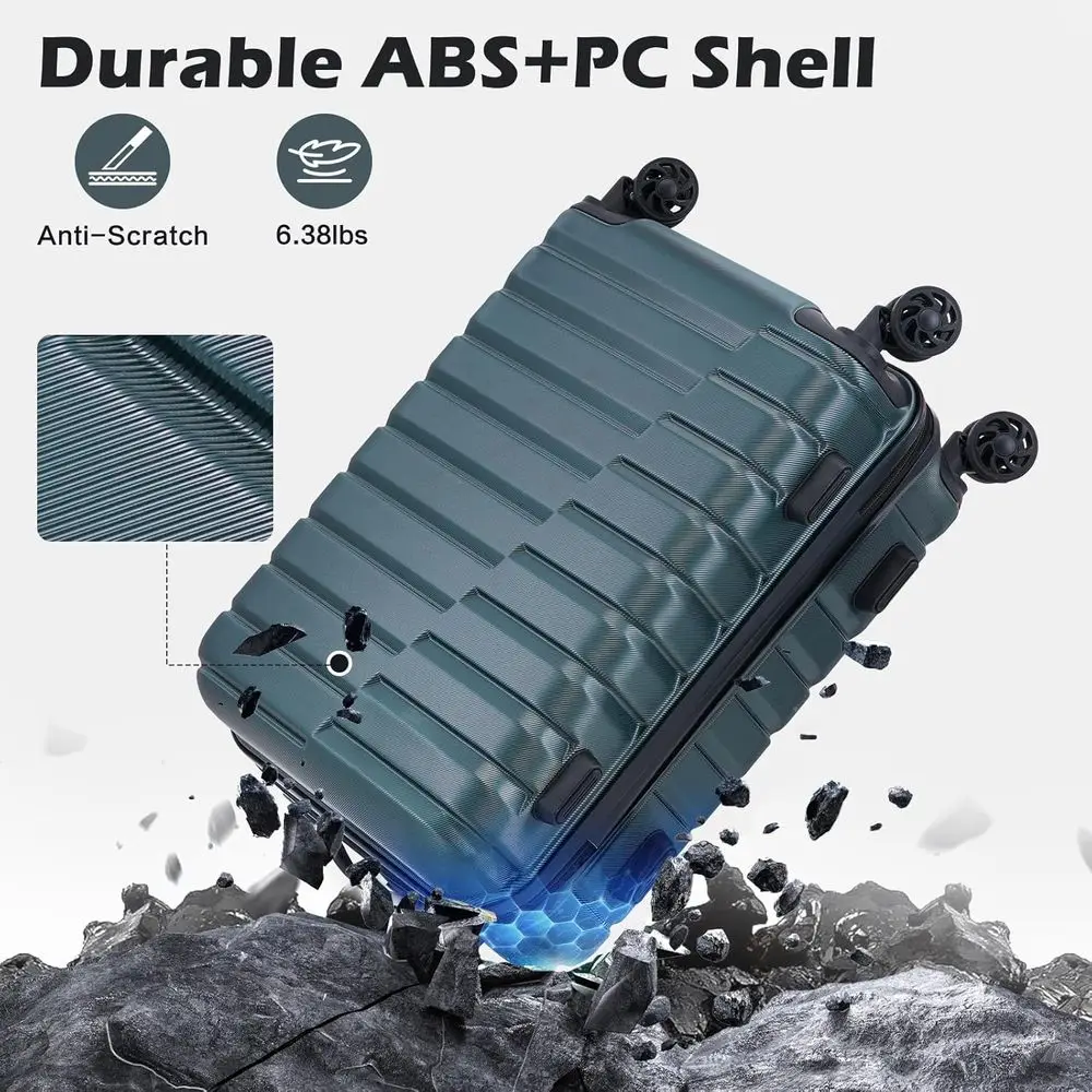 3-Piece Hard Shell Spinner Lug - đánh giá và giá Expandable Hard Shell Luggage Set