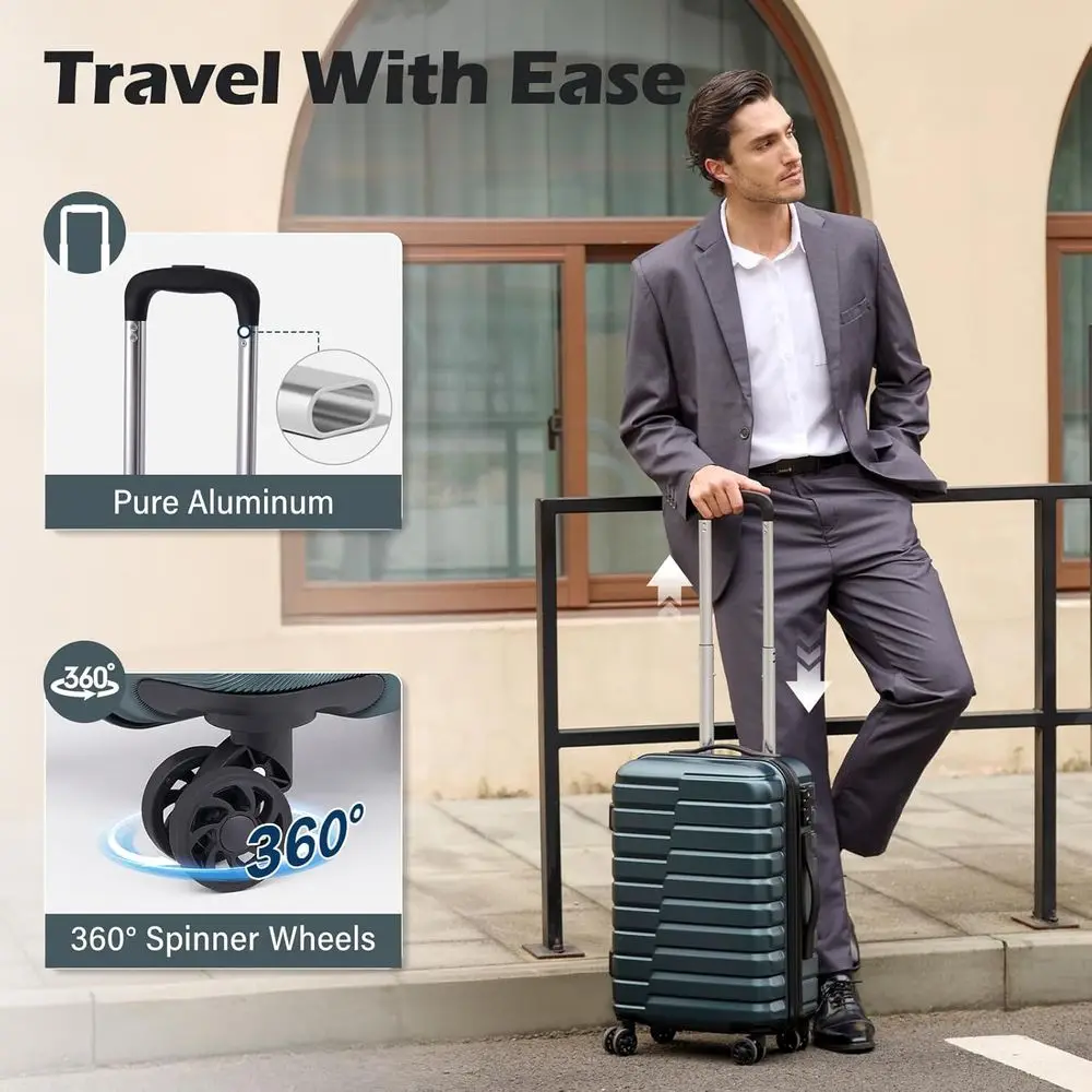3-Piece Hard Shell Spinner Lug - đánh giá và giá Expandable Hard Shell Luggage Set