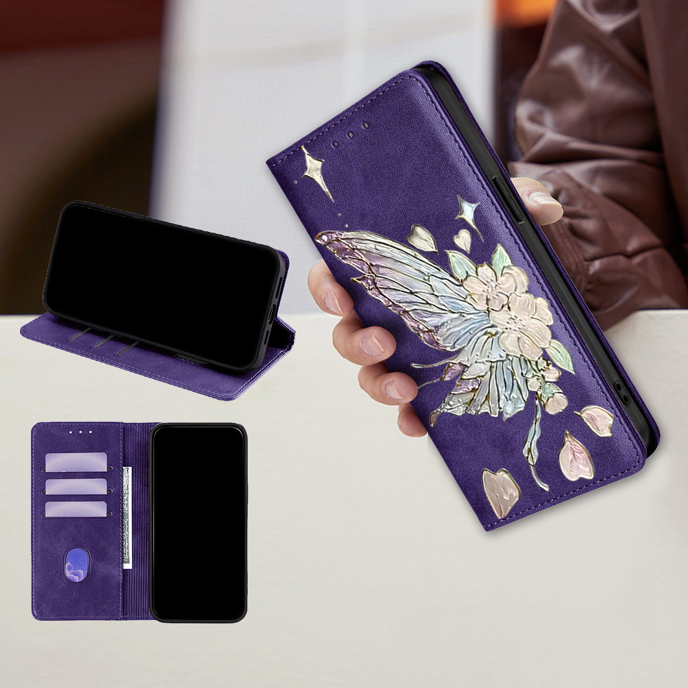 Painted Magnetic Flip Leather  - đánh giá và giá Wallets