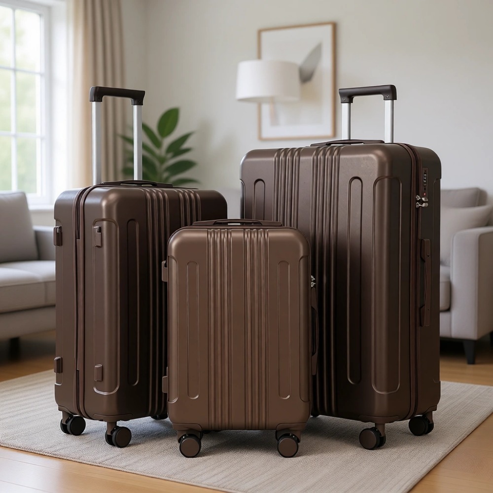 3 Piece Luggage Set Expandable - đánh giá và giá Expandable Hard Shell Luggage Set